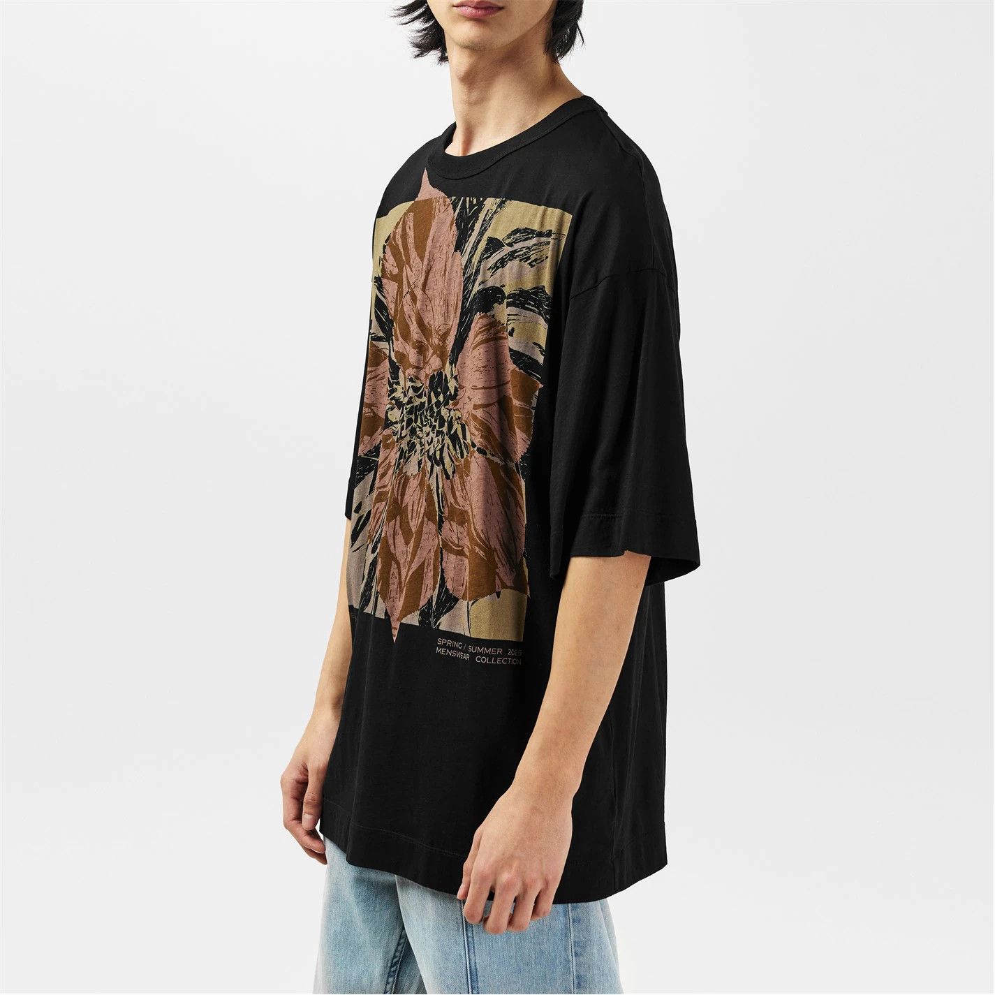 Dries Van Noten o1g2r1mq0426 Graphic T-Shirt in Black Size US L / EU 52-54 / 3 - 3 Thumbnail