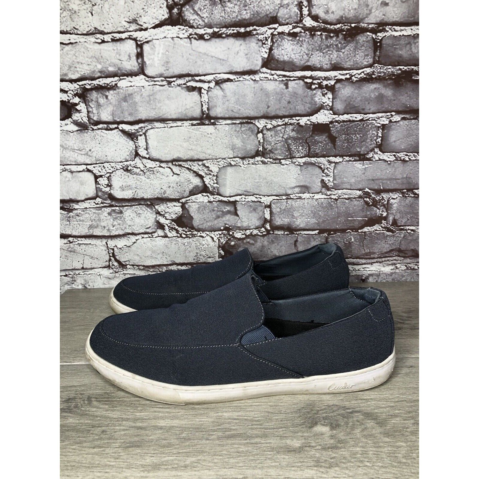Other Cuater Tracer Navy Blue Canvas Fabric Slip On Casual Shoes M Size US 13 / EU 46 - 15 Thumbnail