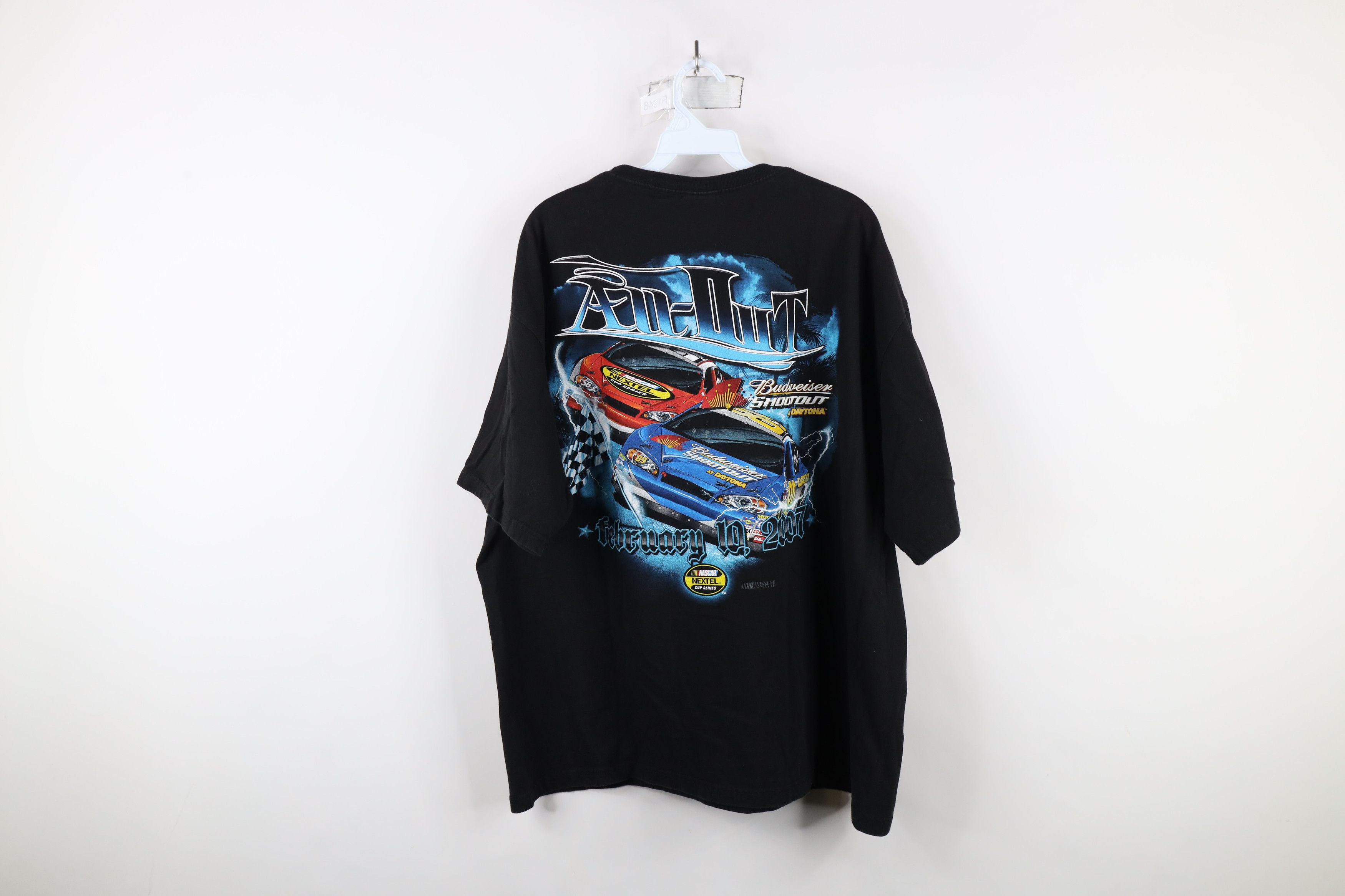 Vintage Vintage Y2K NASCAR Shootout Daytona Lightning Racing T-Shirt Size US XL / EU 56 / 4 - 11 Thumbnail
