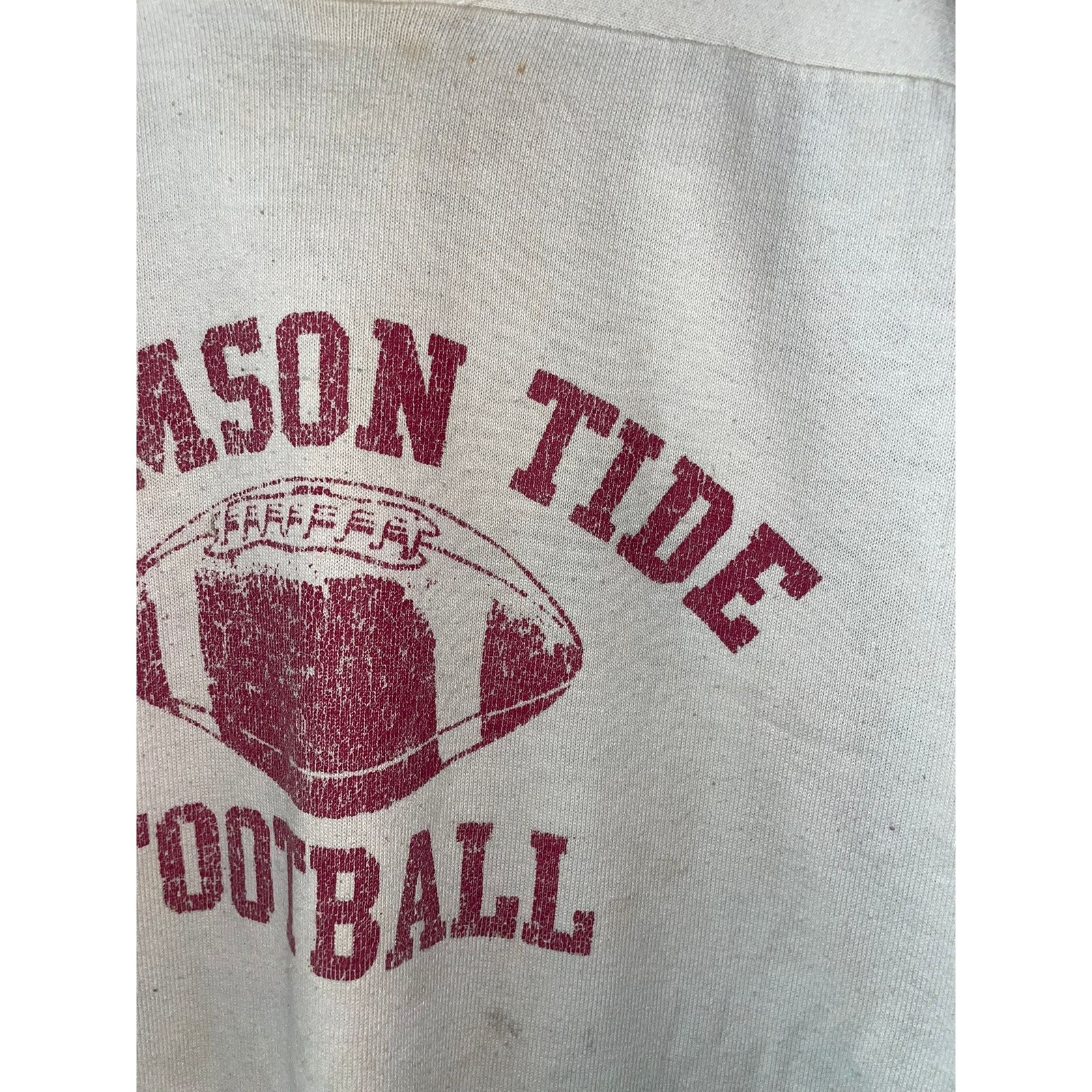Vintage 1970s 80s Crimson Tide College Football Jersey VTG 1980s XL Size US XL / EU 56 / 4 - 3 Thumbnail