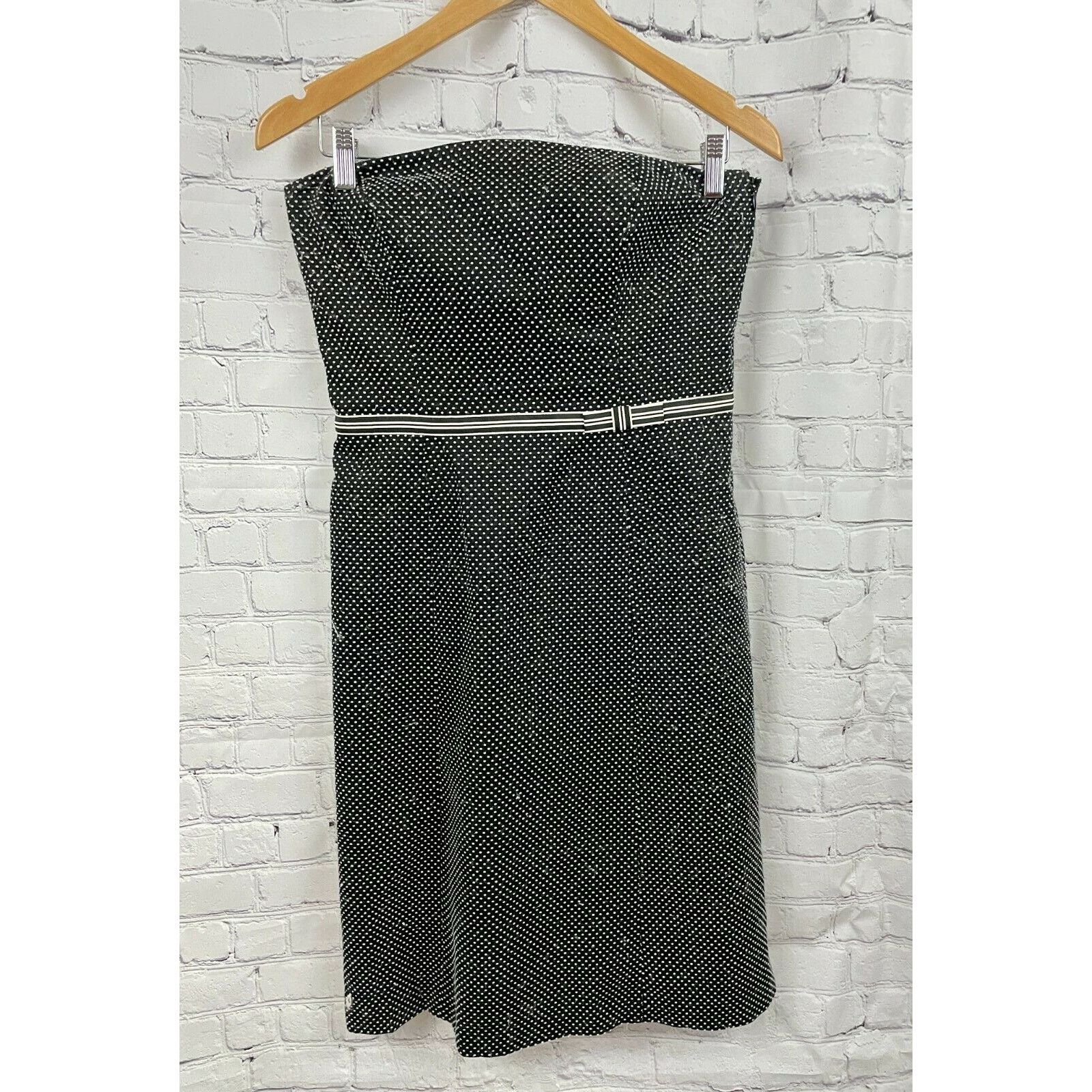 Ann Taylor Ann Taylor Dress Black Strapless Built-in Bra Size 6 Size M / US 6-8 / IT 42-44 - 16 Thumbnail