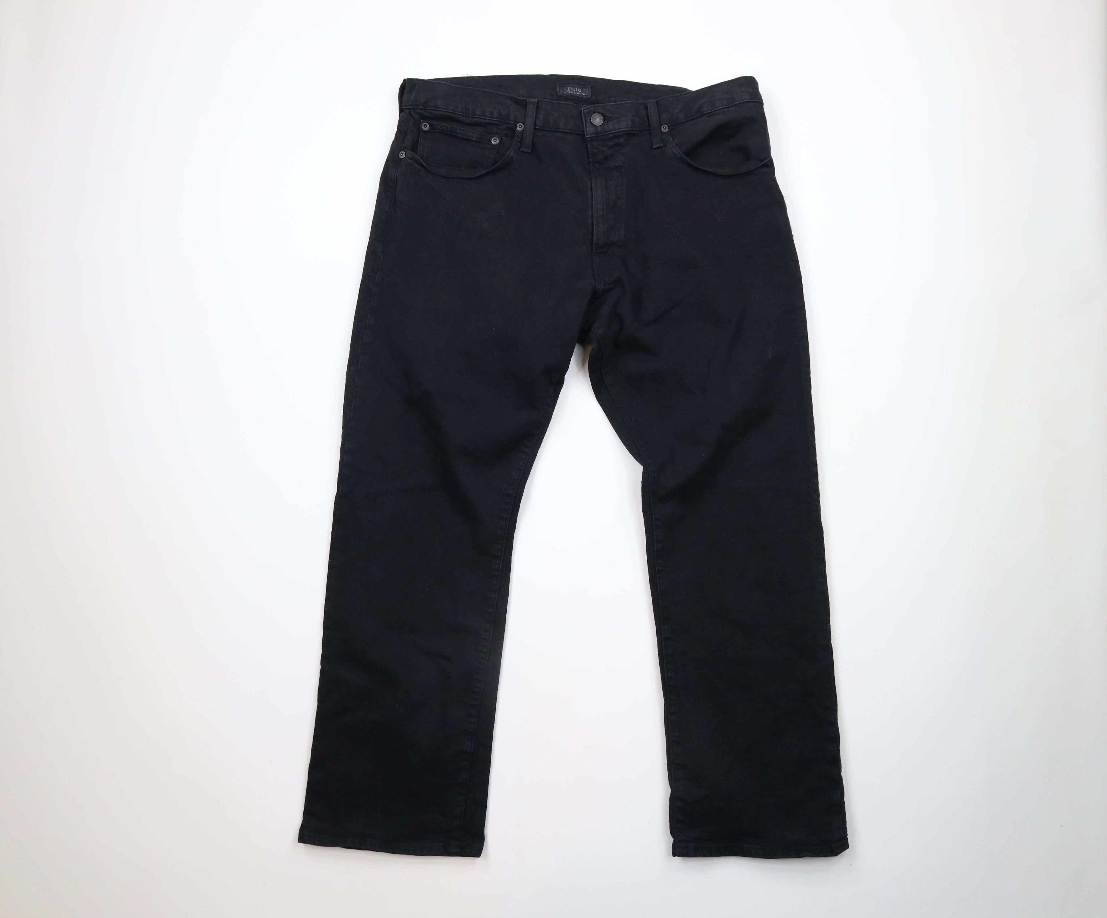 Ralph Lauren Vintage Ralph Lauren Classic Fit Stretch Denim Jeans Black Size US 36 / EU 52 - 1 Thumbnail