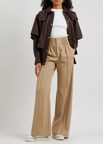 Chloe o1y0825 Sweatpant in Beige Size 26" / US 2 / IT 38 - 5 Thumbnail
