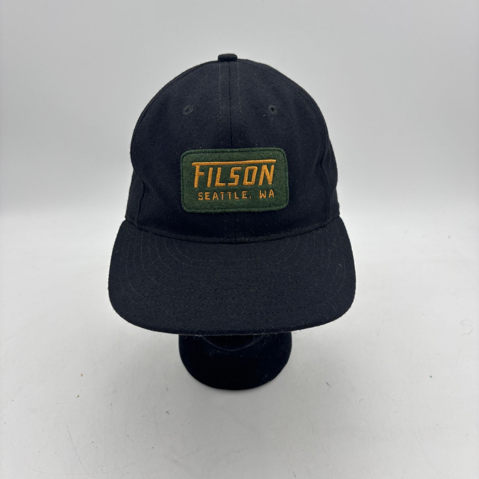 Ebbets Field Flannels × Filson Filson x Ebbets Field Flannels Wool Hat Adjustable Cap Black Size ONE SIZE - 2 Thumbnail