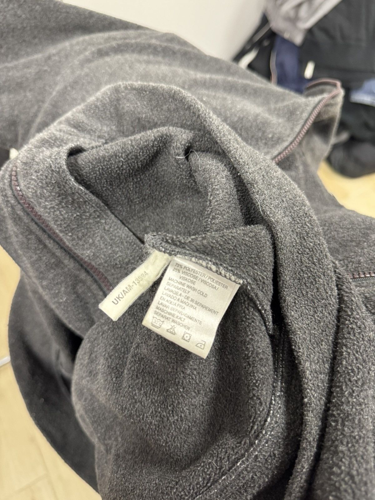 Vintage × Yves Saint Laurent Vintage Fleece Jacket YSL Yves Saint Laurent Full Zip Size US L / EU 52-54 / 3 - 6 Thumbnail