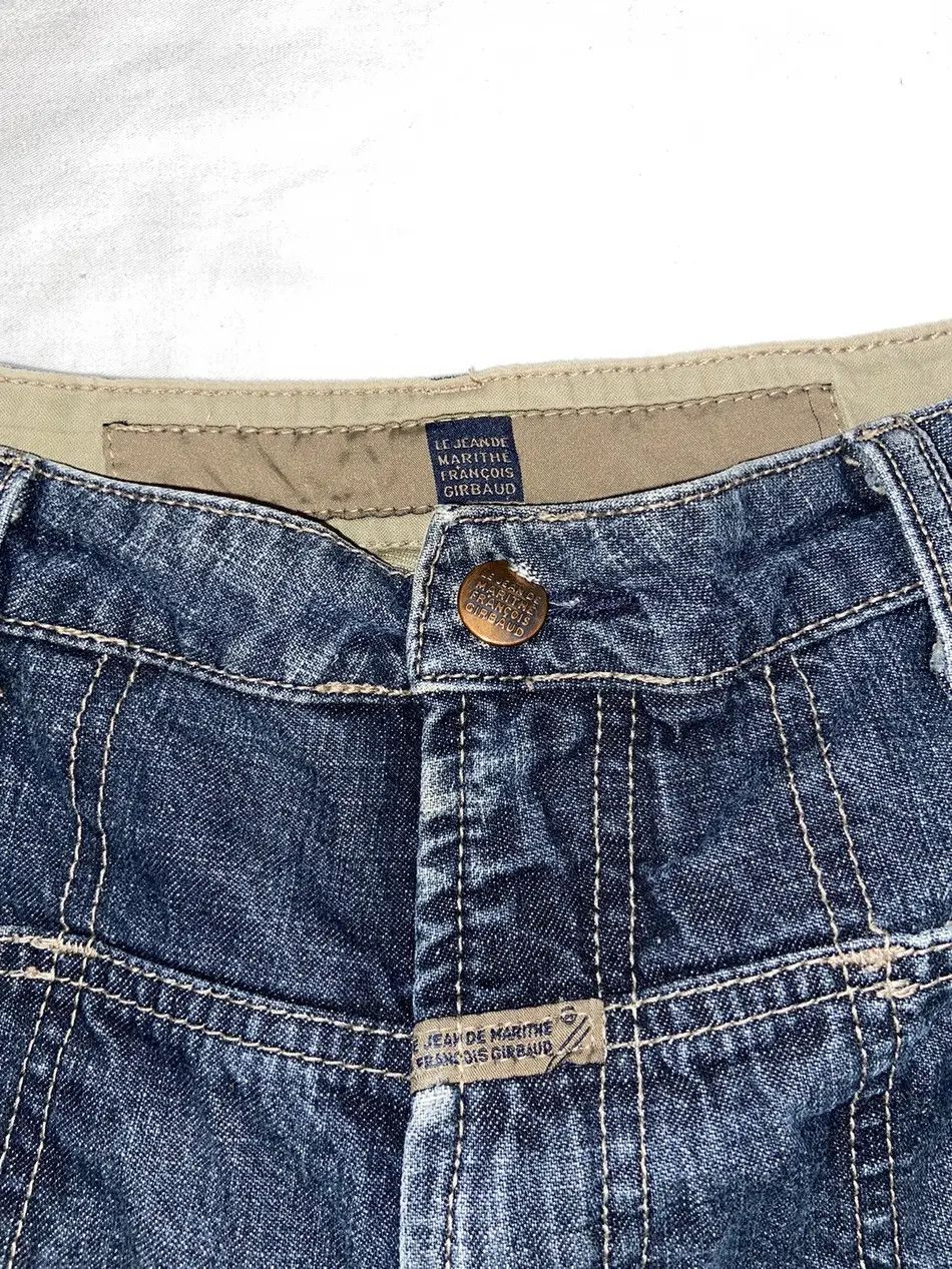 Japanese Brand RARE OPIUM VINTAGE MARITHE FRANCOIS GIRBAUT Y2K JEANS DENIM Size US 33 - 18 Thumbnail