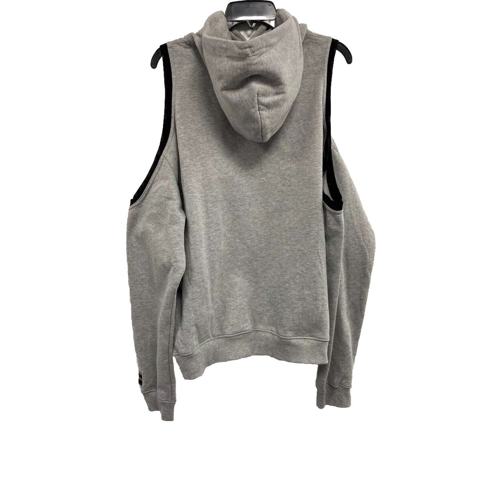 Los Angeles Apparel LF Women Los Angeles Grey Hoodie Cotton with Size M A000465 Size M / US 6-8 / IT 42-44 - 2 Thumbnail
