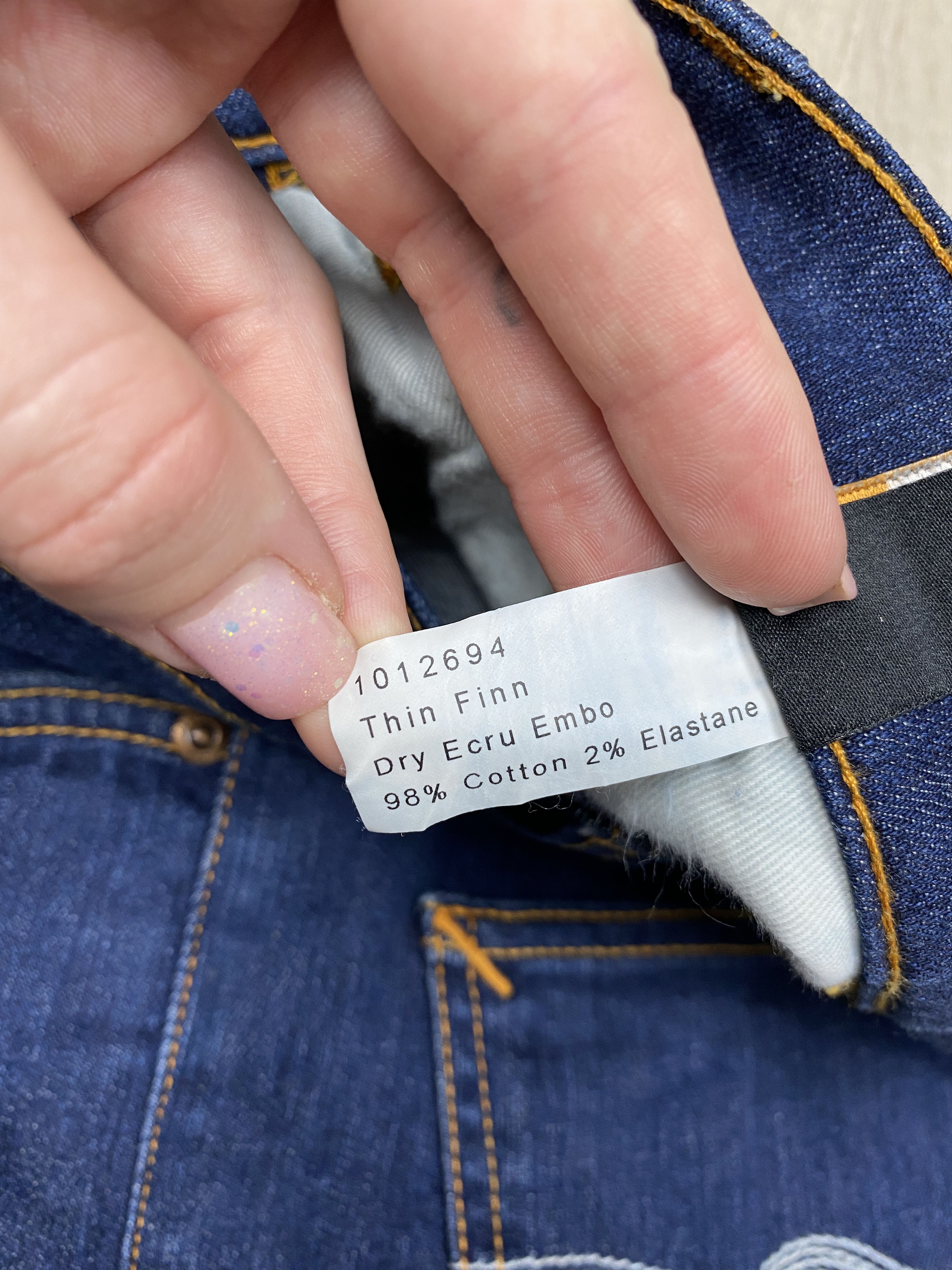 Nudie Jeans Nudie Jeans Thin Finn Vintage Mens Denim Pants Y2K Jeans Size US 31 - 9 Thumbnail