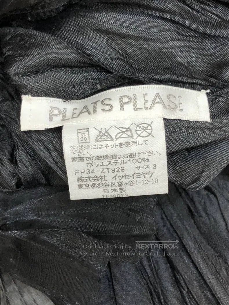 Issey Miyake Issey Miyake Women's Black Long-sleeve Shirt Size L / US 10 / IT 46 - 6 Thumbnail