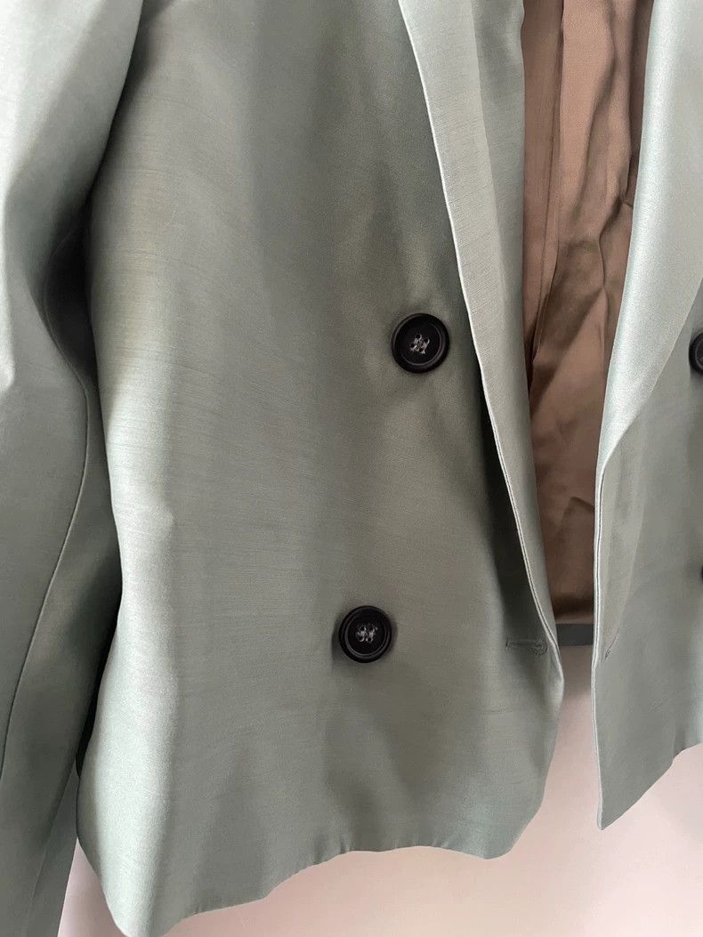 Helmut Lang helmut lang size 2 High-grade silk wool fabric jacket 2504 Size M / US 6-8 / IT 42-44 - 2 Thumbnail