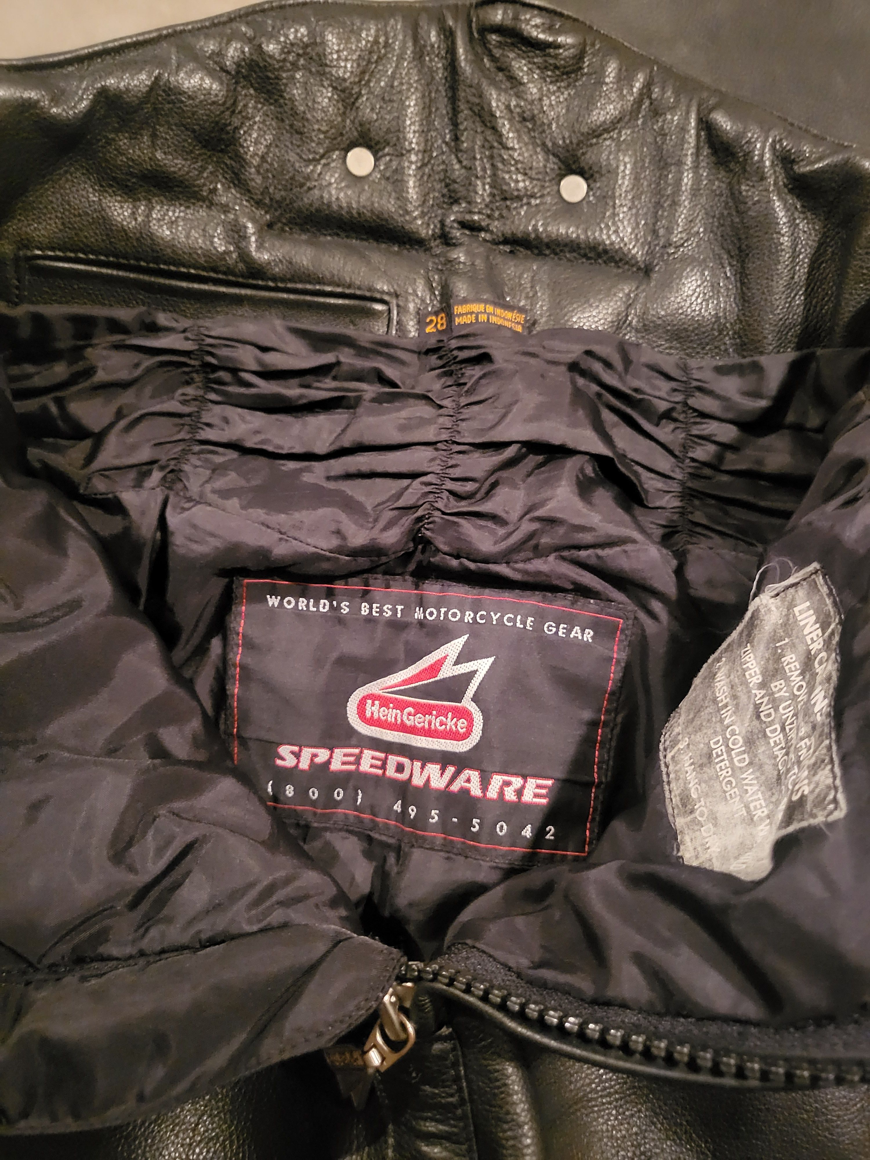 Hein Gericke High waist leather motorcycle pants Size US 30 / EU 46 - 7 Thumbnail