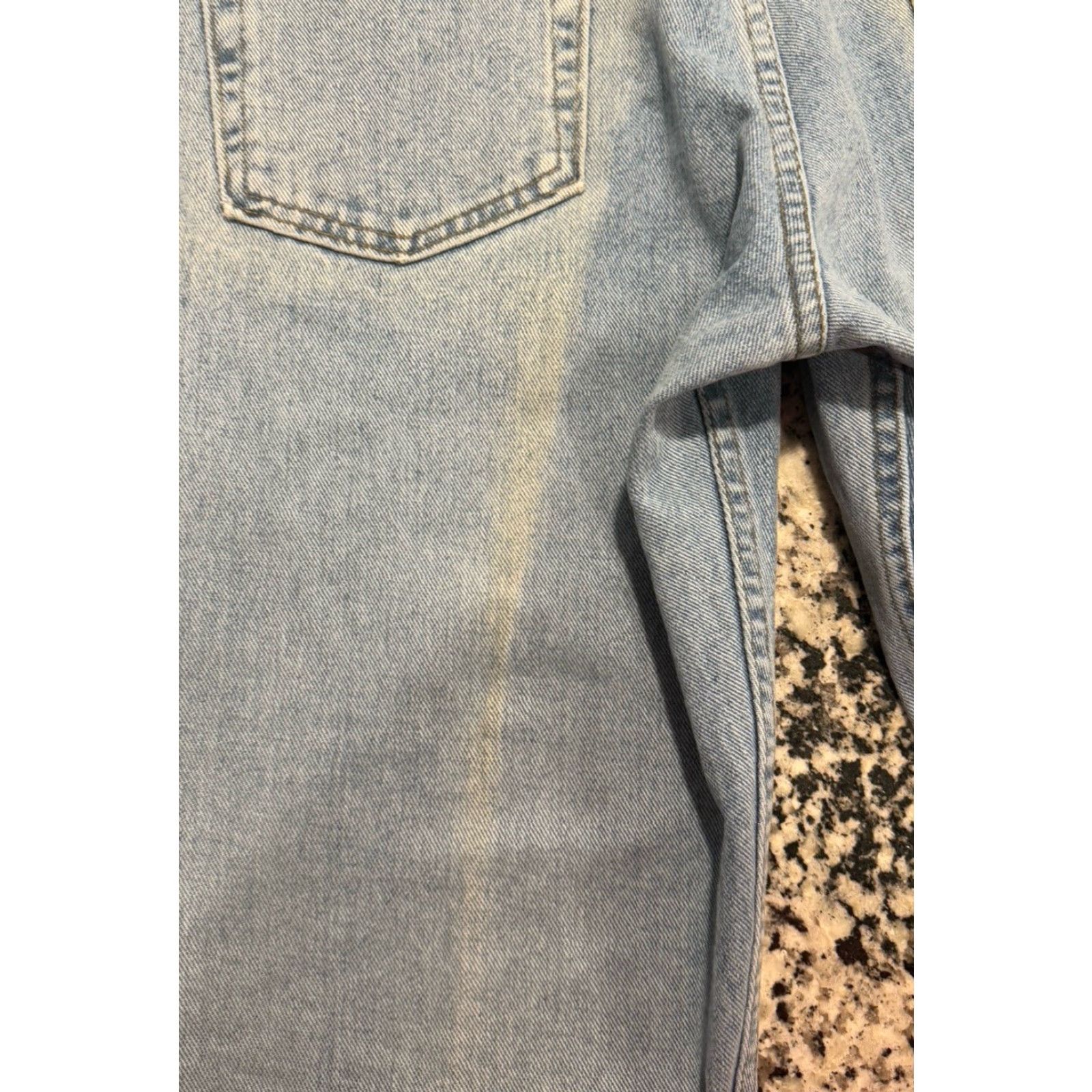 Vintage VINTAGE McKenzie Tribe Jeans Denim 35x29.5 Regular Men Blue 5-Pocket USA 90s Theme Mens Size US 35 - 7 Thumbnail