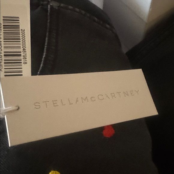 Stella McCartney Stella McCartney Black Jeans with Colorful Accents Size 31" - 6 Thumbnail