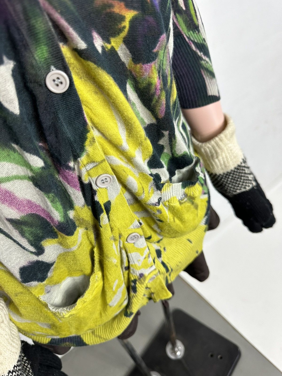 Dries Van Noten Dries Van Noten Multicolored Art Cardigan Size M / US 6-8 / IT 42-44 - 2 Thumbnail