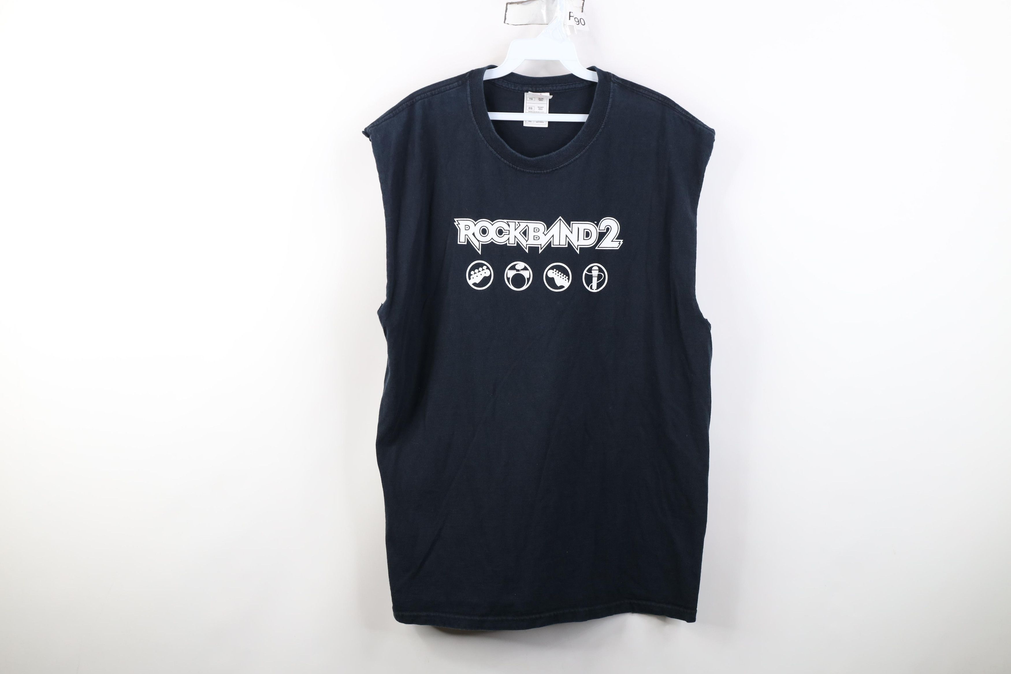 Vintage Vintage Streetwear Rockband 2 Video Game Cut Off T-Shirt Size US XL / EU 56 / 4 - 1 Thumbnail