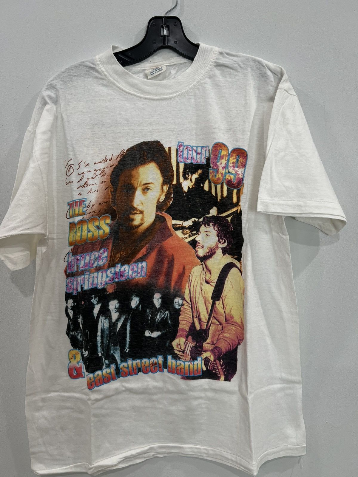 Band Tees × Vintage 1999 Bruce Springsteen & East Street Band Tour TShirt XL Size US XL / EU 56 / 4 - 1 Thumbnail