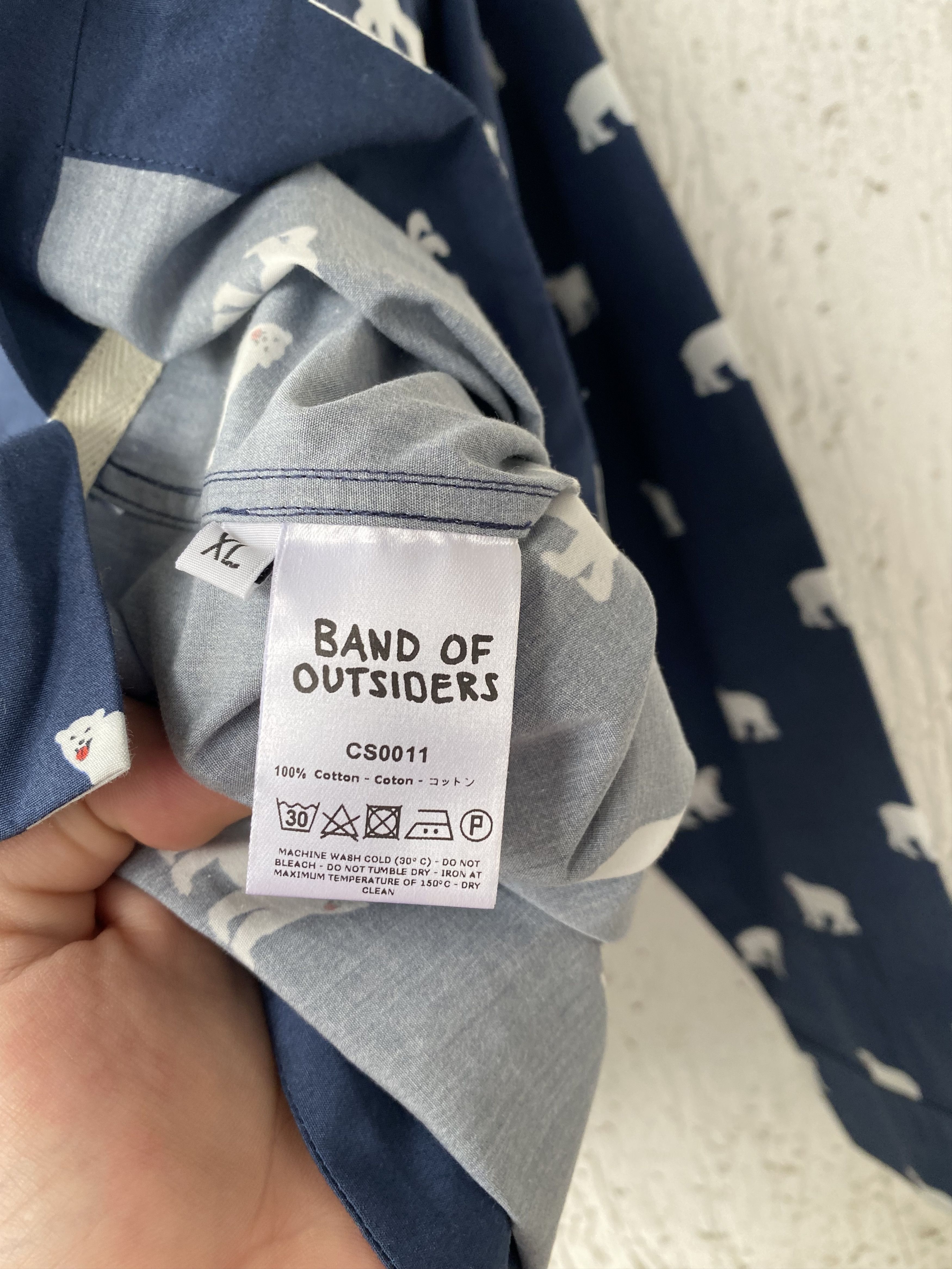 Band Of Outsiders polar bear print bowling shirt Size US XL / EU 56 / 4 - 4 Thumbnail