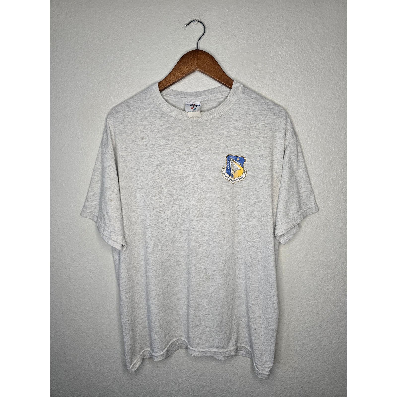 Jerzees × Vintage Air Force Research Laboratory Gray L Military Science Tee Size US L / EU 52-54 / 3 - 1 Thumbnail