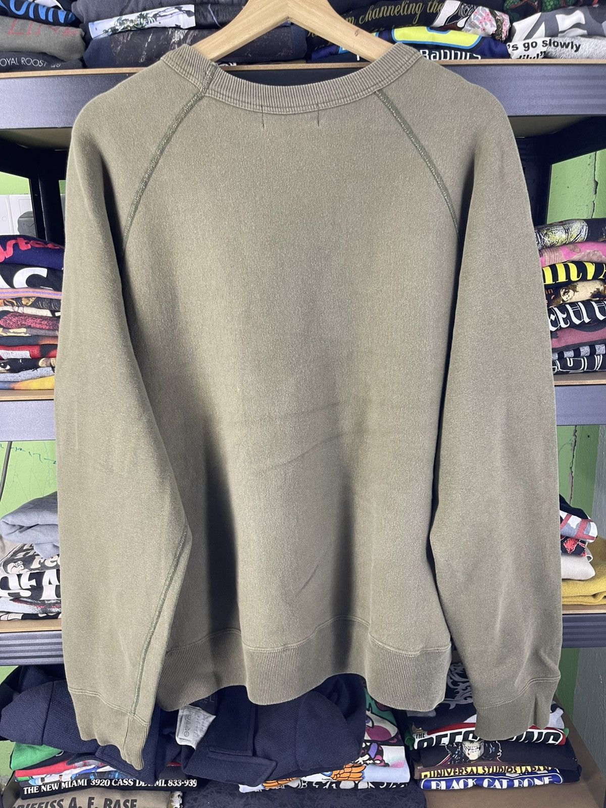 Hysteric Glamour 1990's Vintage Hysteric Glamour Spellout Logo Moss Green Size US L / EU 52-54 / 3 - 10 Thumbnail