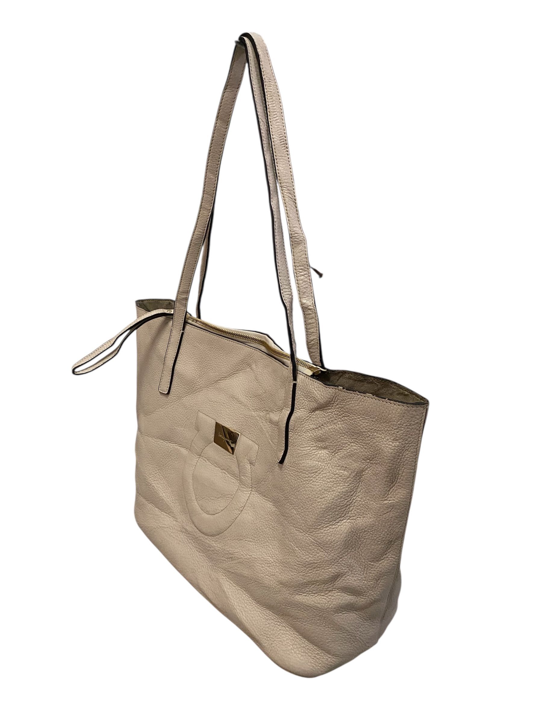 Salvatore Ferragamo × Vintage Vintage Salvatore Ferragamo Leather Totebag Size ONE SIZE - 12 Thumbnail