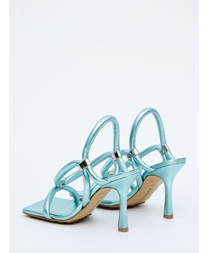 Bottega Veneta o1n1vont1024 Stretch Strap Sandals in Icy Moon Size US 9 / IT 39 - 4 Thumbnail