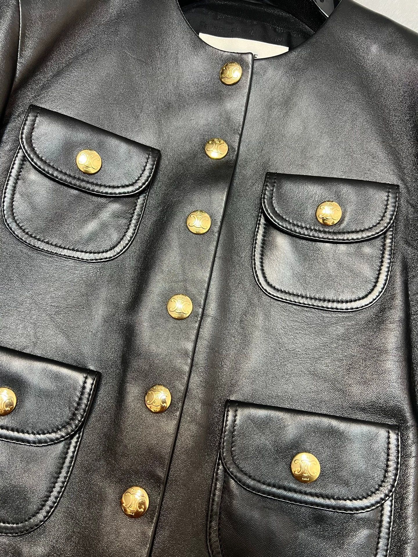 Celine Celine Authentic Spring/Summer 2024 Sheepskin Jacket Size US XS / EU 42 / 0 - 3 Thumbnail