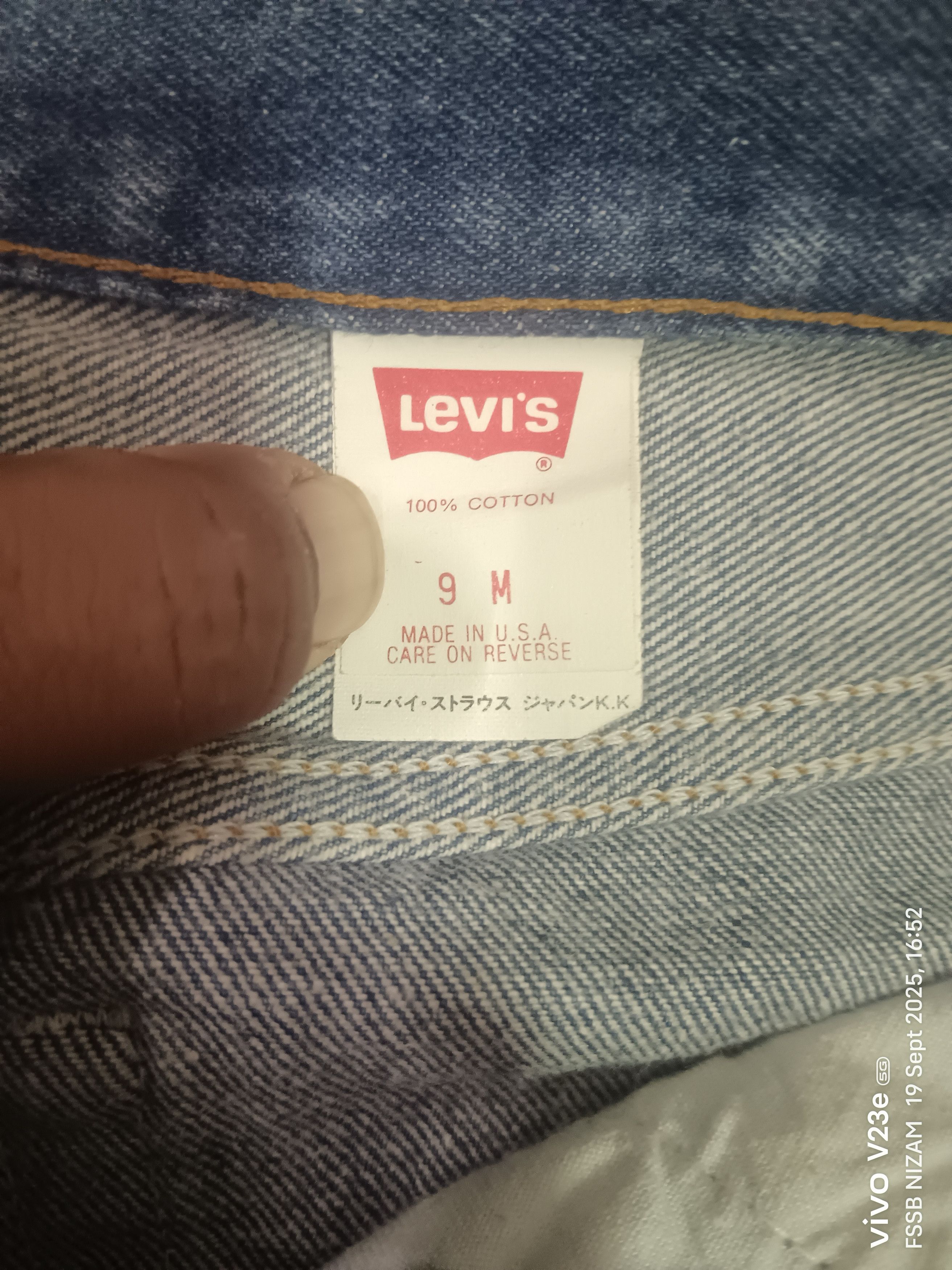 Levi's Vintage Levis 501 for Women Single Stitch Inseam USA Size 28" / US 6 / IT 42 - 8 Thumbnail