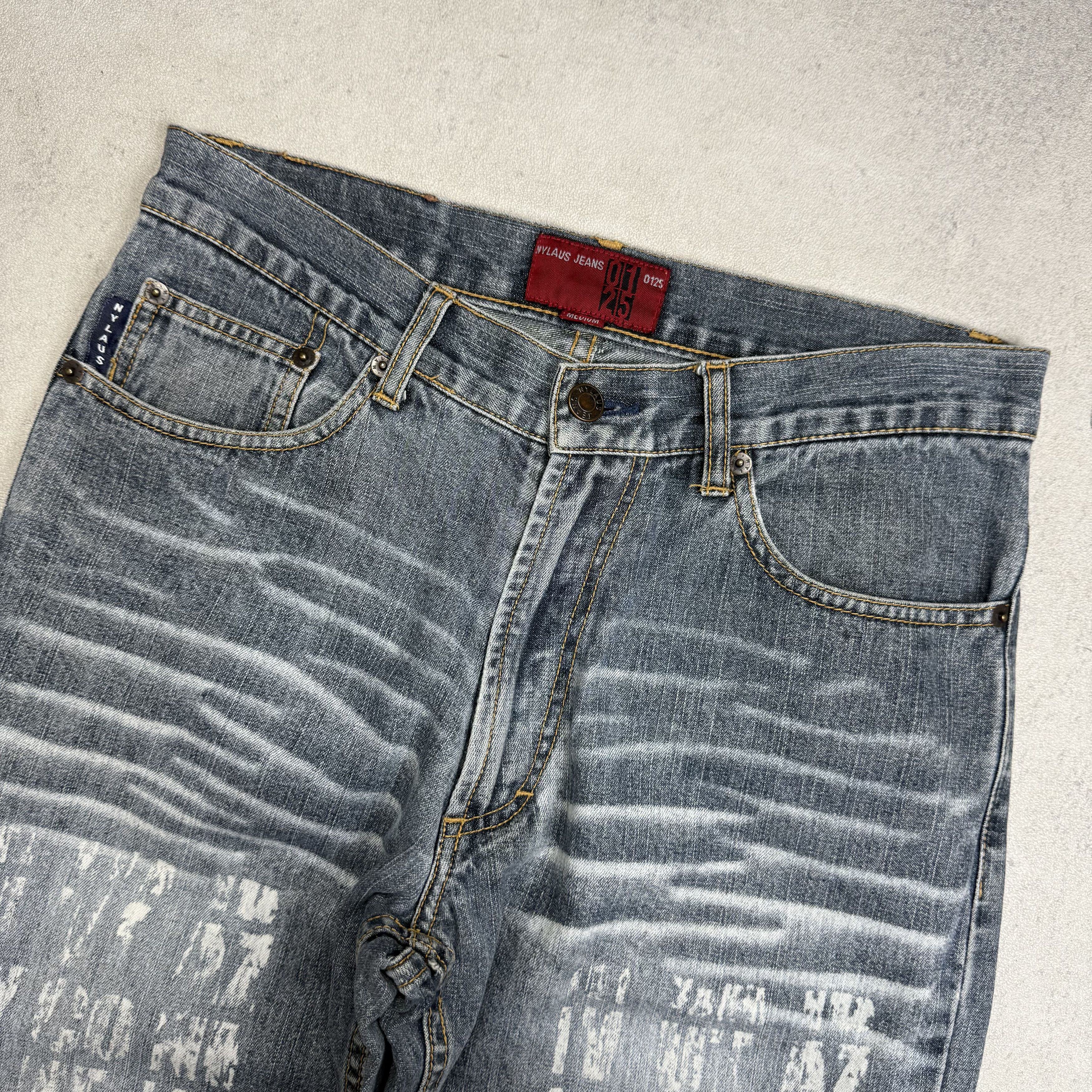 Japanese Brand Nylaus Y2K Japanese Brand Poem Jeans Size US 30 / EU 46 - 3 Thumbnail