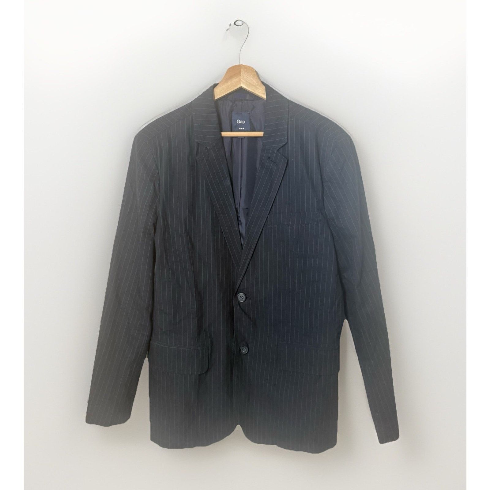Gap Gap Jacket Blue Striped Two Button Sport Coat Business Size US M / EU 48-50 / 2 - 1 Thumbnail