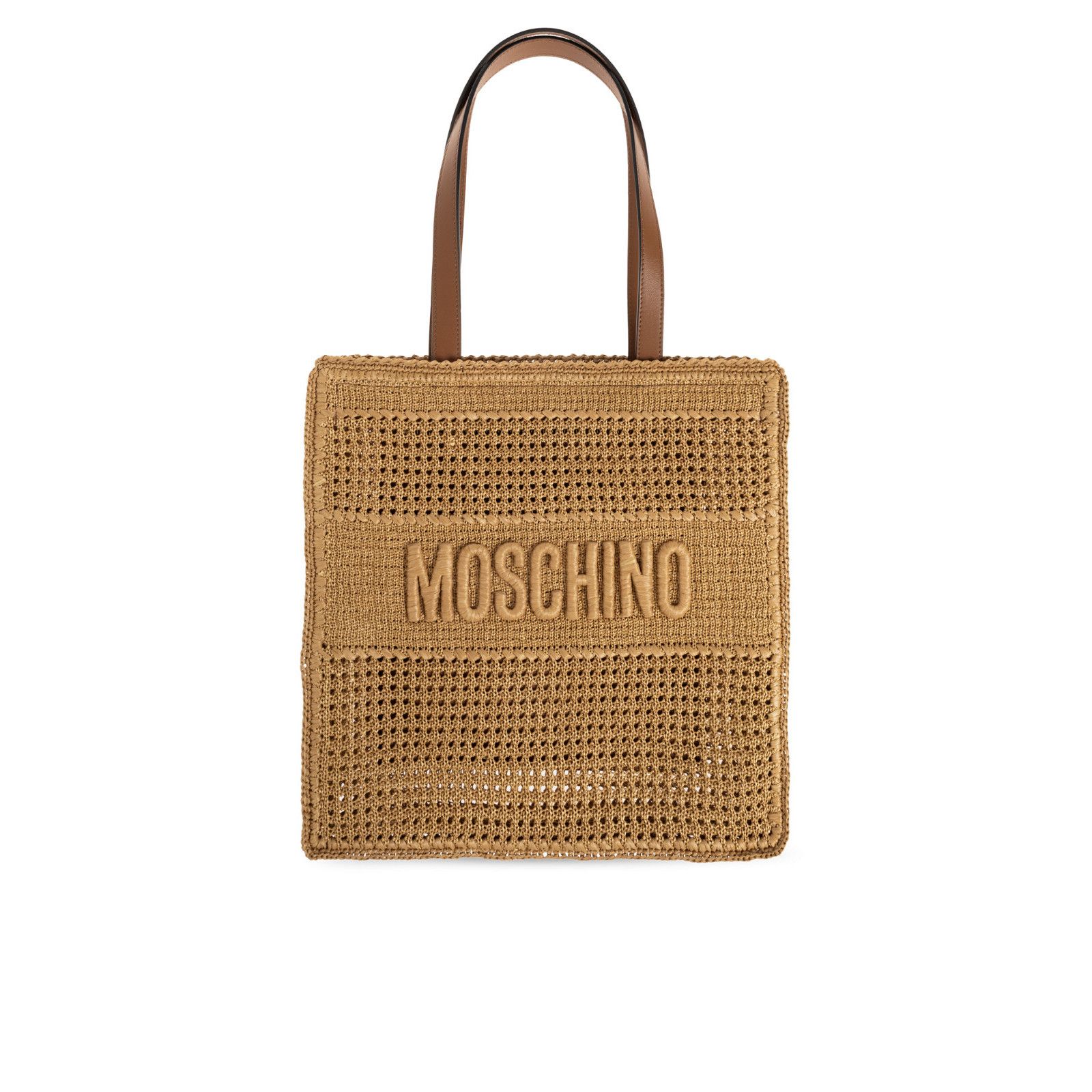 Moschino MOSCHINO Raffia Top Handle Bag New Size ONE SIZE - 1 Thumbnail
