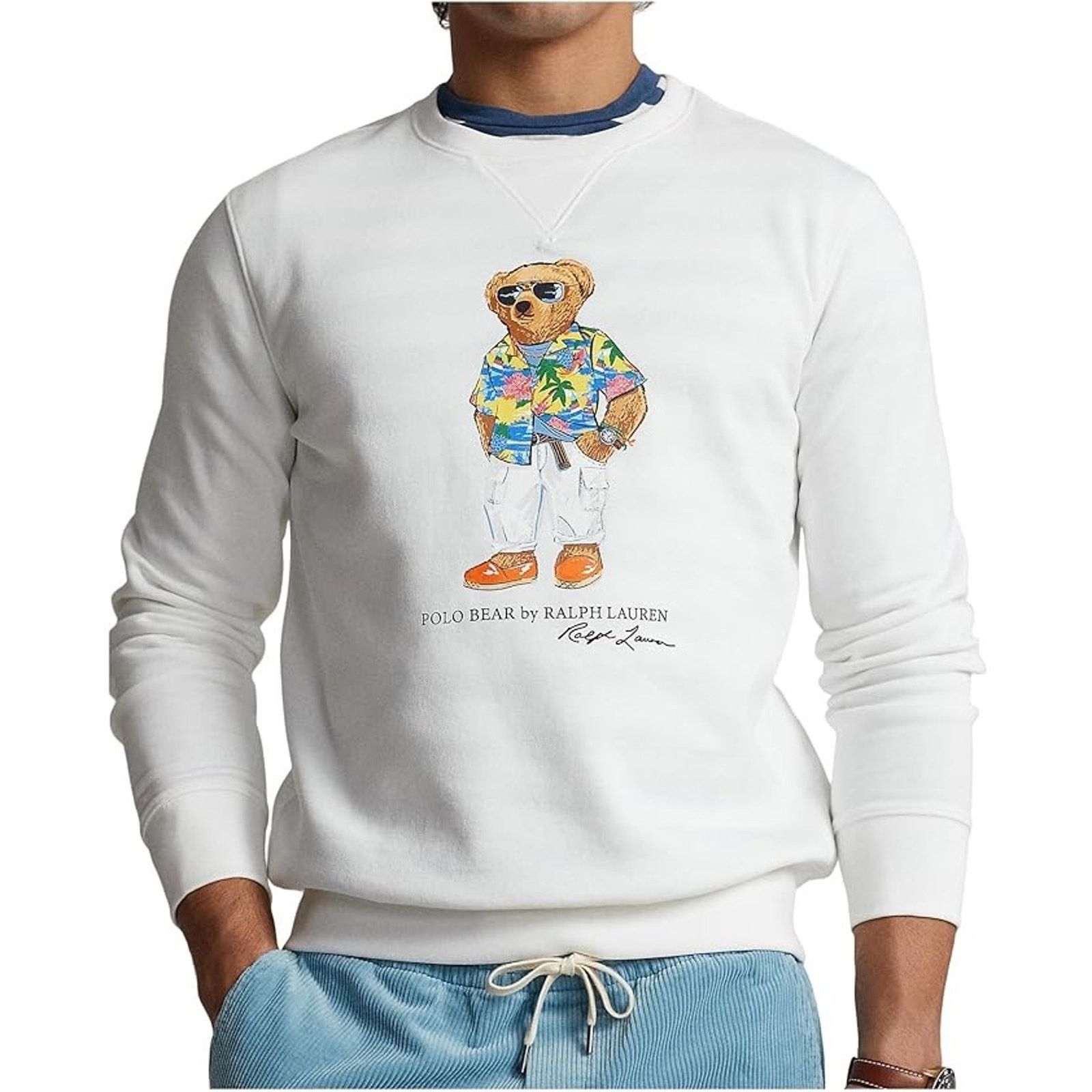 Polo Ralph Lauren Polo Ralph Lauren Men's White Fleece Sweatshirt Size 3XLT Size US XXL / EU 58 / 5 - 1 Thumbnail