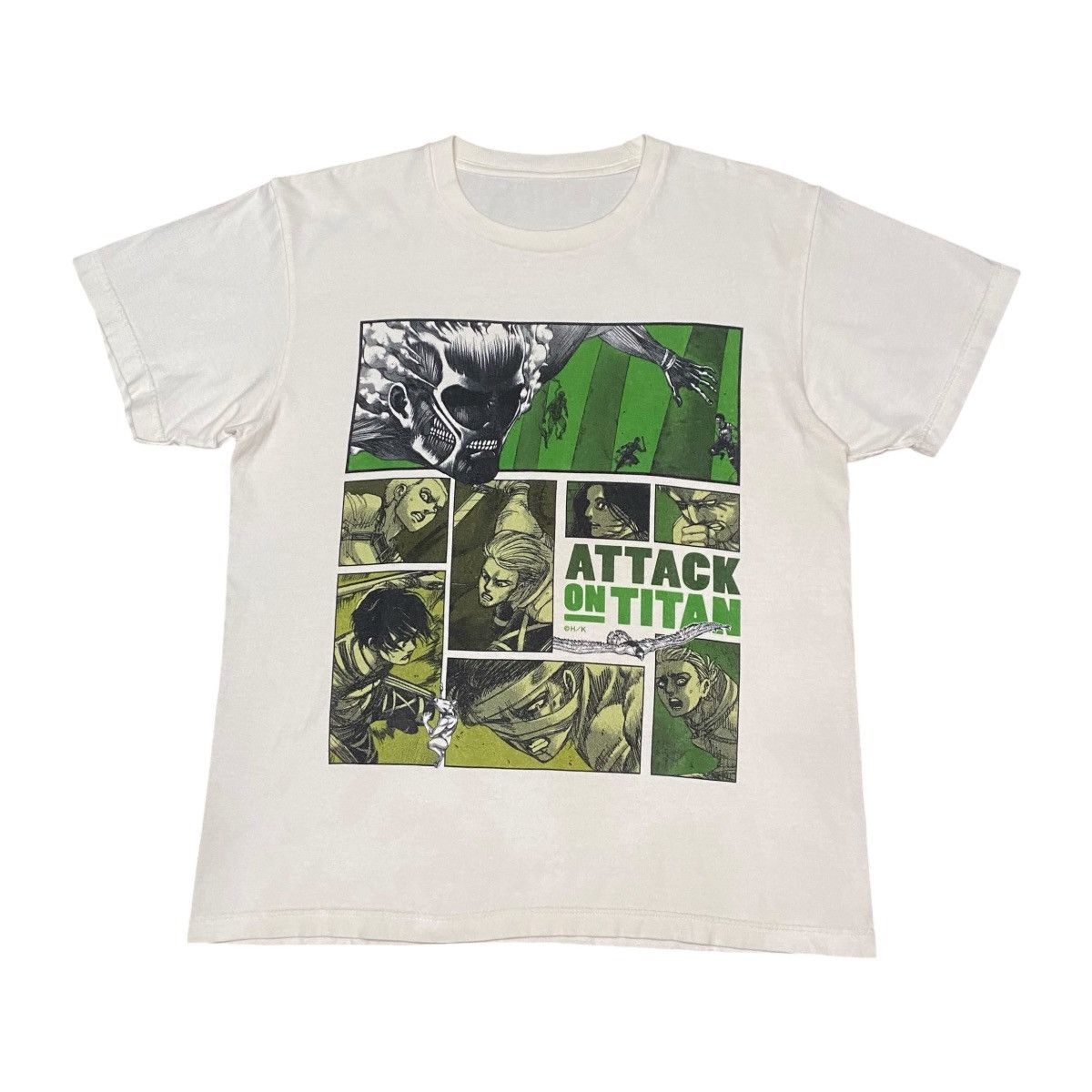 Anime × Vintage ATTACK ON TITAN FINAL SEASON MANGA PANEL ANIME TEE Size US M / EU 48-50 / 2 - 1 Thumbnail