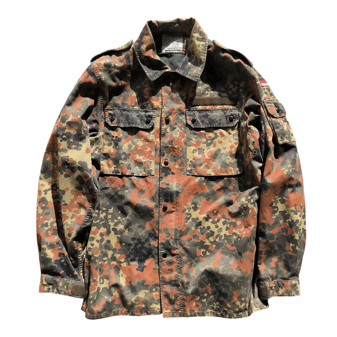 Vintage Vintage 1990s Germany Army Shirt Flectarn Jacket Size US L / EU 52-54 / 3 - 1 Thumbnail