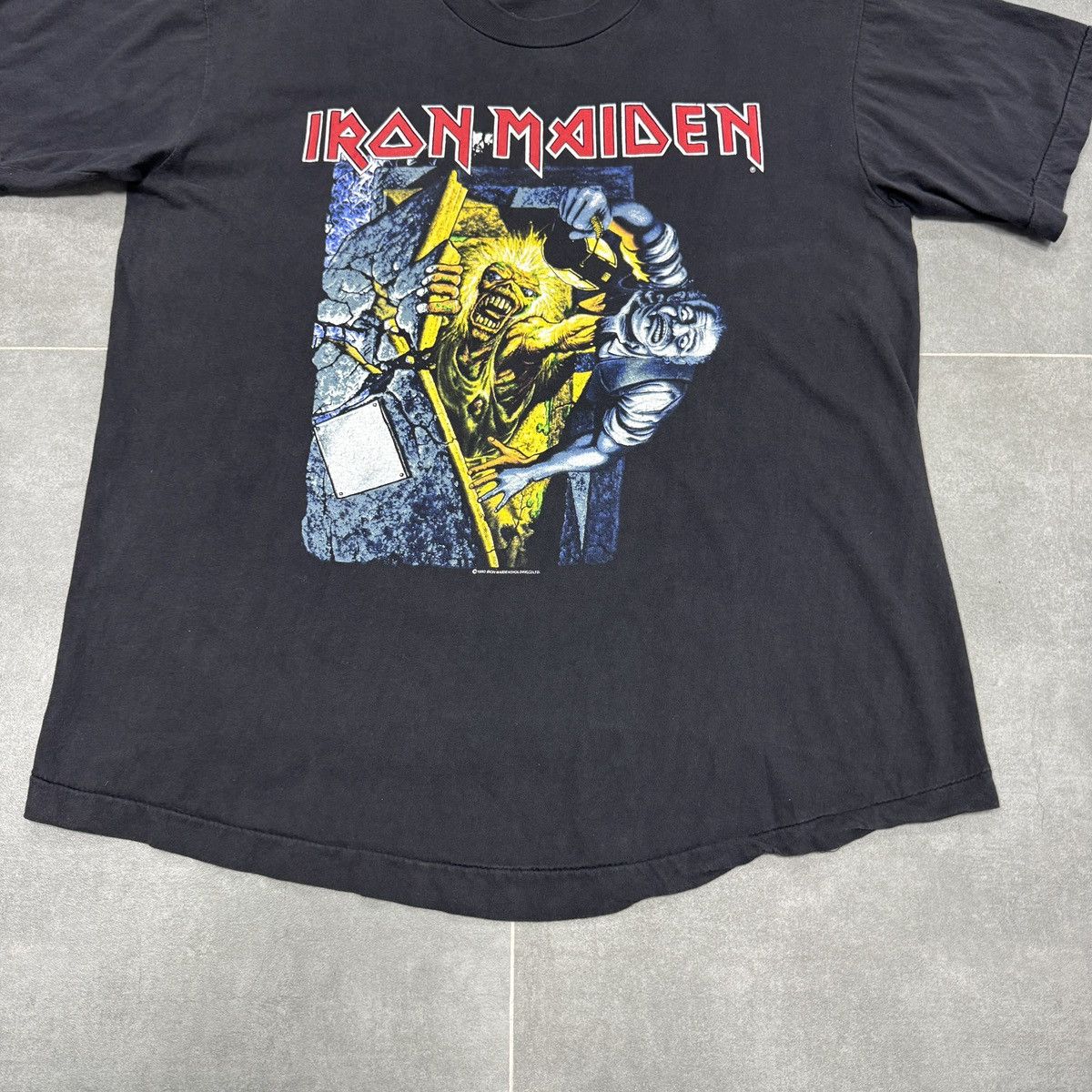 Iron Maiden × Vintage Vintage Iron Maiden 1990 Rare 90s T-Shirt Size L Size US L / EU 52-54 / 3 - 4 Thumbnail
