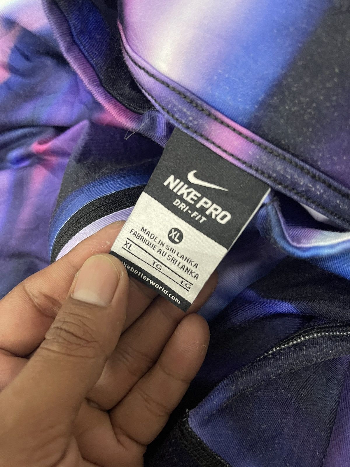Nike Nike Dri Fit Pro Hyperwarm Arora purple Half Zip Pullover Size XL / US 12-14 / IT 48-50 - 11 Thumbnail