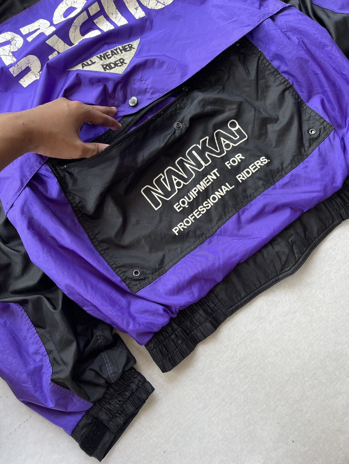 Sports Specialties 🔥VINTAGE NANKAI PRO RACING LOGO BOMBER JACKET Size US L / EU 52-54 / 3 - 11 Thumbnail