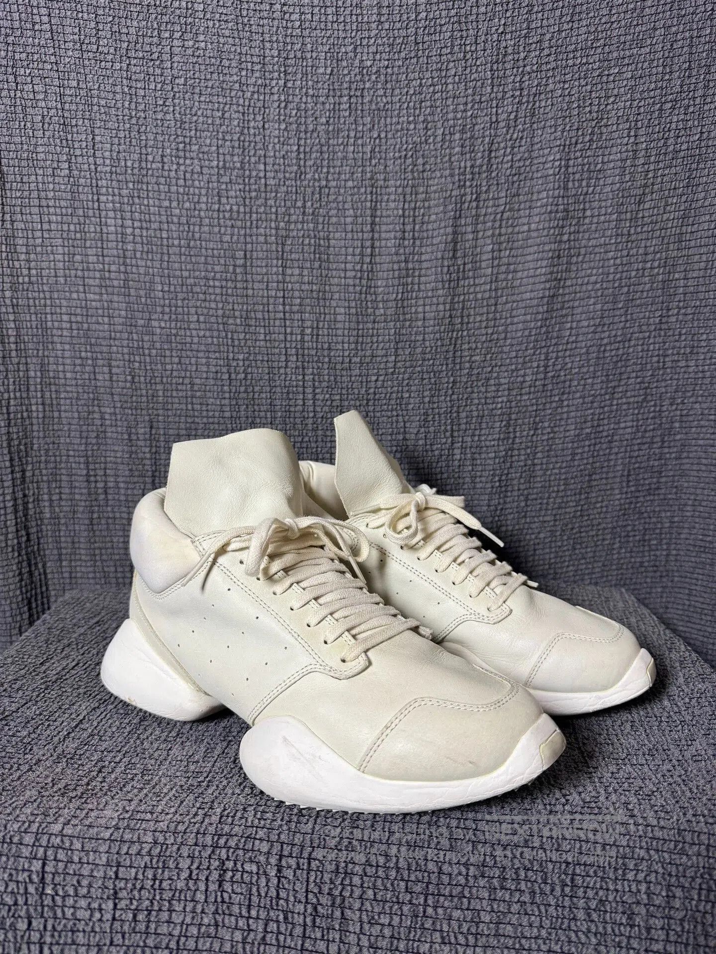 Rick Owens Rick Owens X Adidas Low-top Sneakers. Size US 7.5 / EU 40-41 - 2 Thumbnail