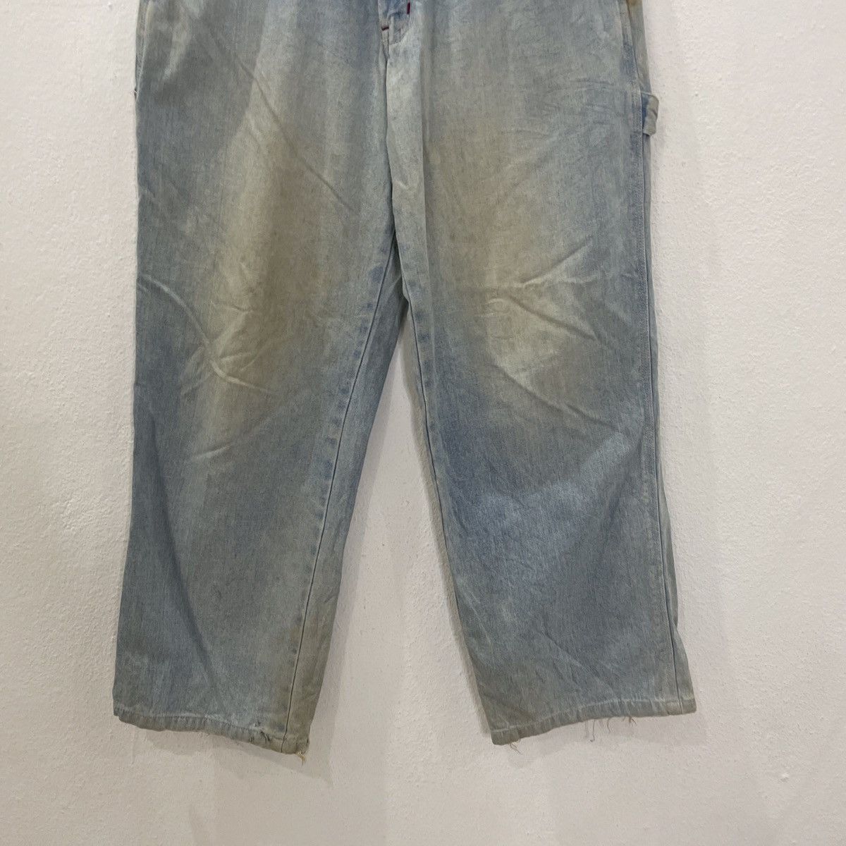 Japanese Brand Vintage Bee Bell Workwear Denim Jeans Size US 31 - 4 Thumbnail