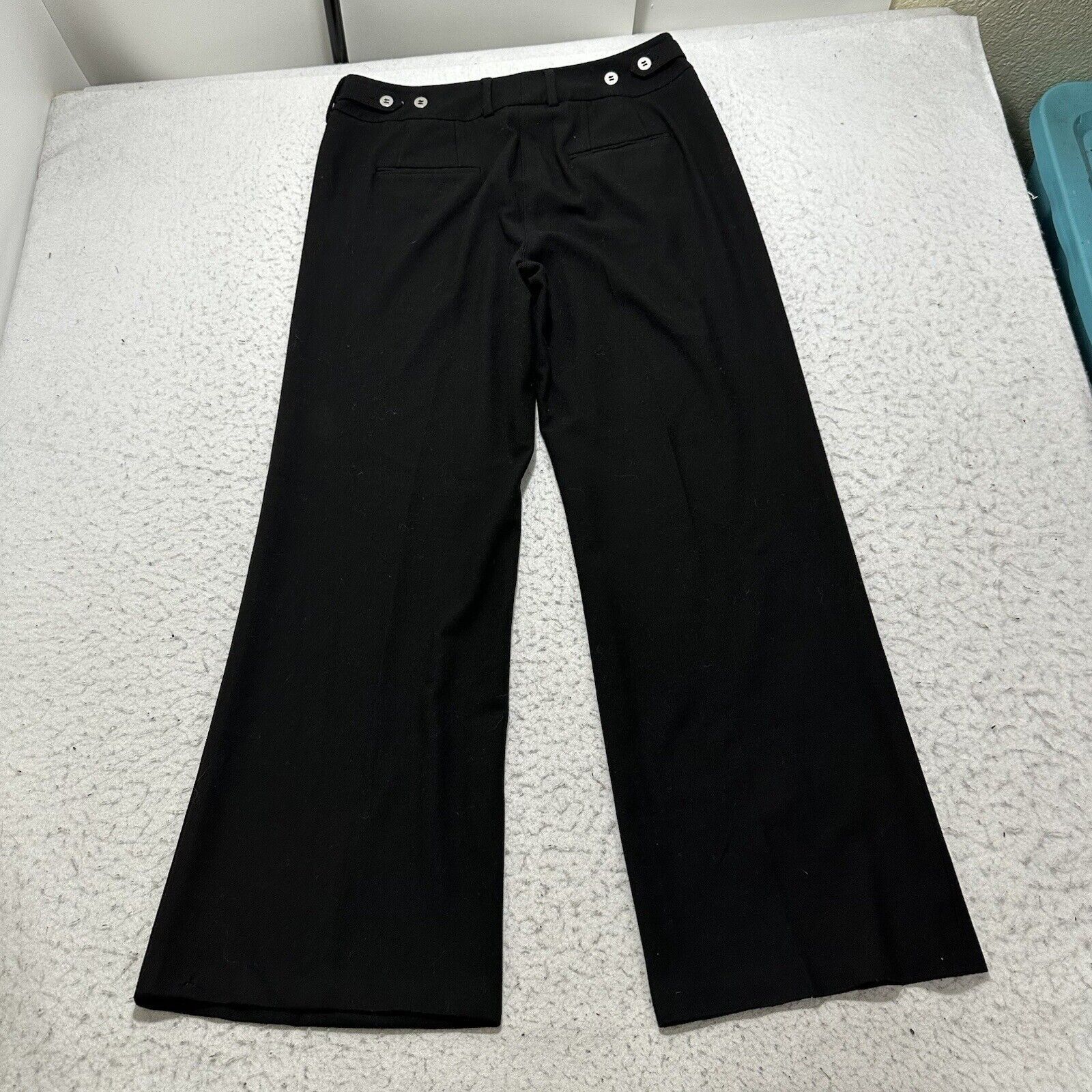 Liz Claiborne Liz Claiborne 10 Audra Comfort Stretch Dress Pants Black Size 32" / US 10 / IT 46 - 5 Thumbnail
