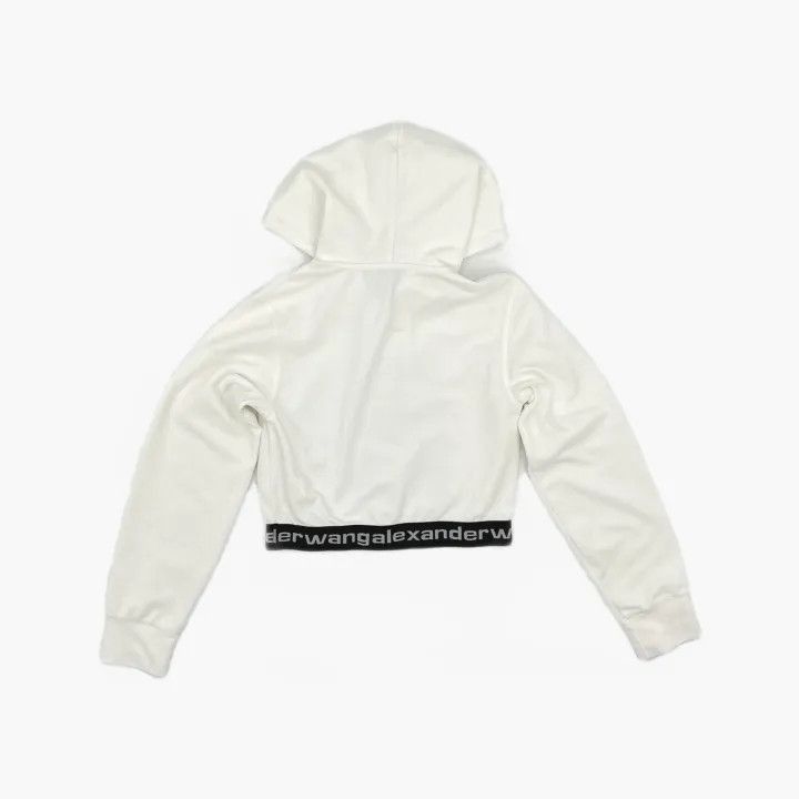 Alexander Wang Alexander Wang Logo Hoodie with Drawstring - Size S / US 4 / IT 40 - 3 Thumbnail