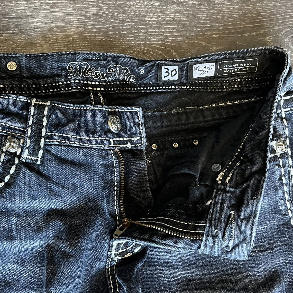 Miss Me Vintage Miss Me Buckle Exclusive Boot Cut Denim Jeans Women Size 30" / US 8 / IT 44 - 8 Thumbnail