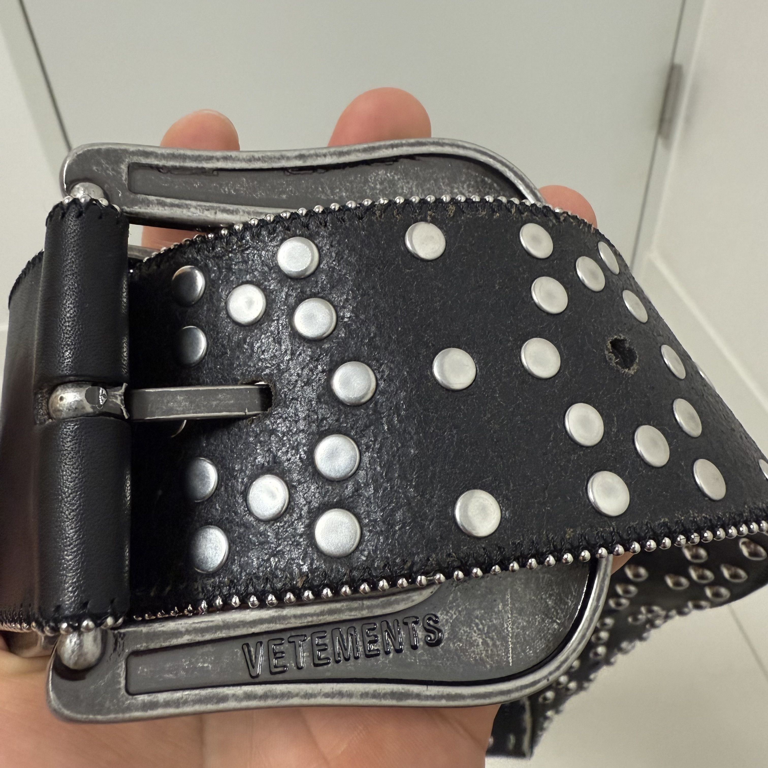 Vetements 17aw studded belt Size ONE SIZE - 6 Thumbnail