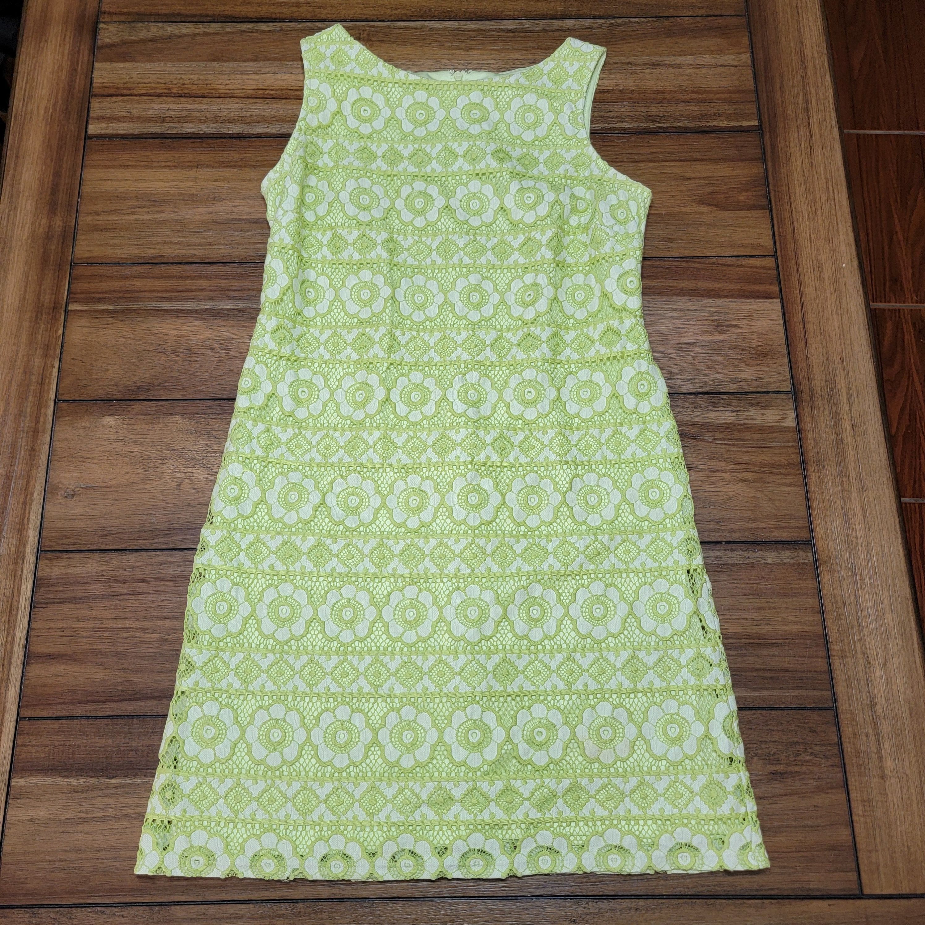 Other Jessica Howard Sleeveless Dress Lace Flowers - Size 4 Petite Size S / US 4 / IT 40 - 1 Thumbnail