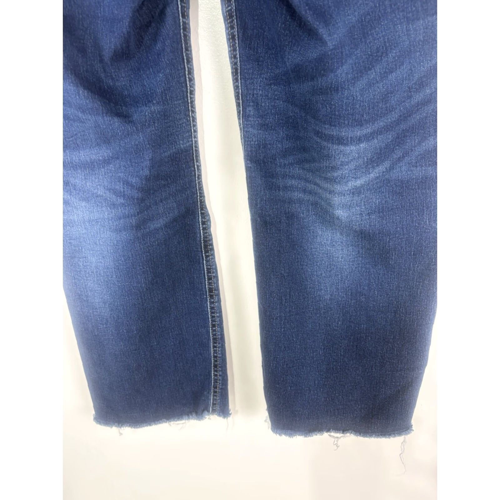 Tommy Hilfiger Tommy Jeans Dk Faded Wash W-Whiskers Straight Hi-Rise Ankle Jeans Womens Size 14 Size 36" / US 14 / IT 50 - 6 Thumbnail