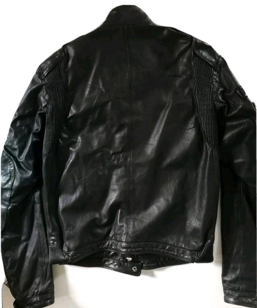 Dsquared2 ORIGINAL DSQUARED2 S/S 08 MOTORCYCLE BIKER LEATHER JACKET 52 Size US L / EU 52-54 / 3 - 8 Thumbnail