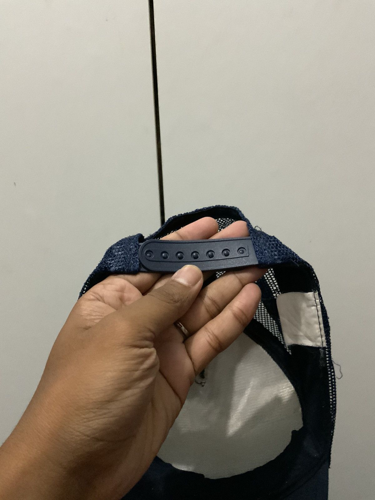 Japanese Brand Mr Metal Recycling Indigo Trucker Hat Size ONE SIZE - 12 Thumbnail
