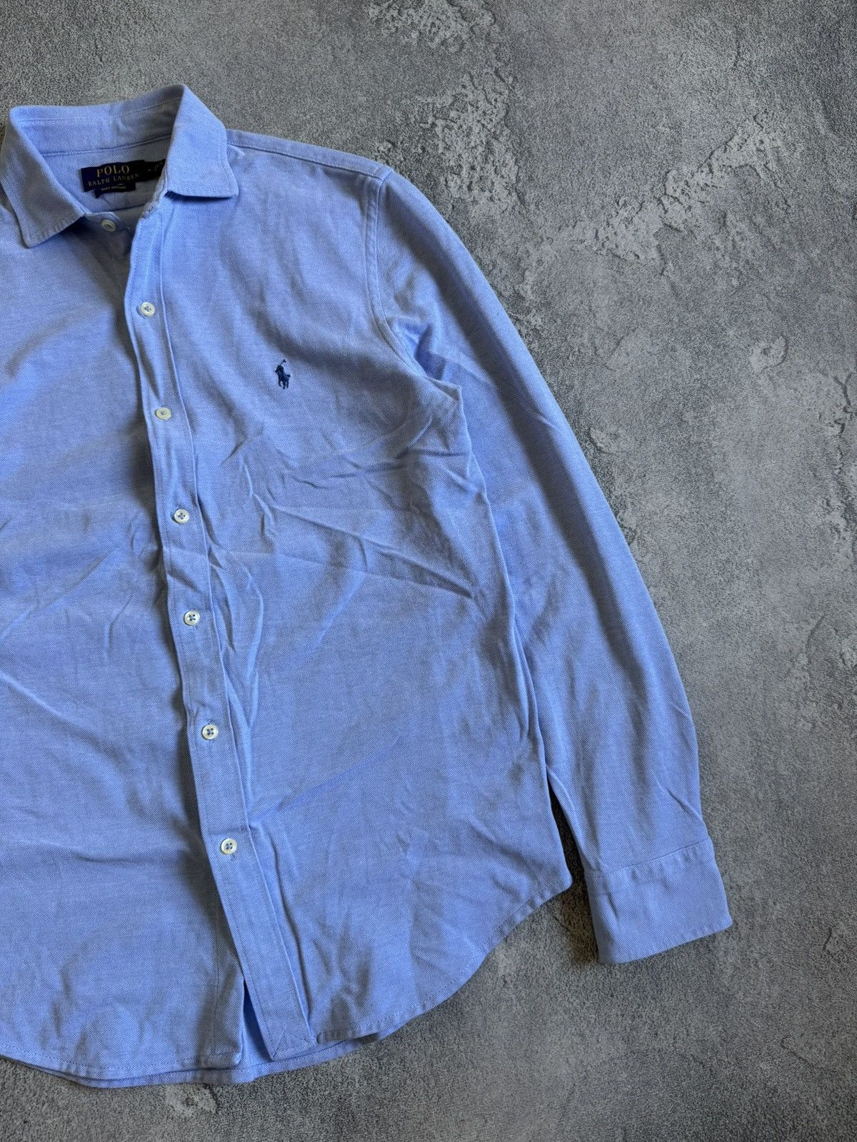 Polo Ralph Lauren Polo Ralph Lauren M knit oxford shirt button up long sleeve Size US M / EU 48-50 / 2 - 8 Thumbnail