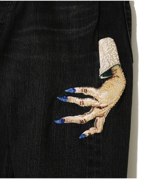 Undercover Undercover 2023 AW "Komische" Hand Denim Pants Size US 30 / EU 46 - 4 Thumbnail