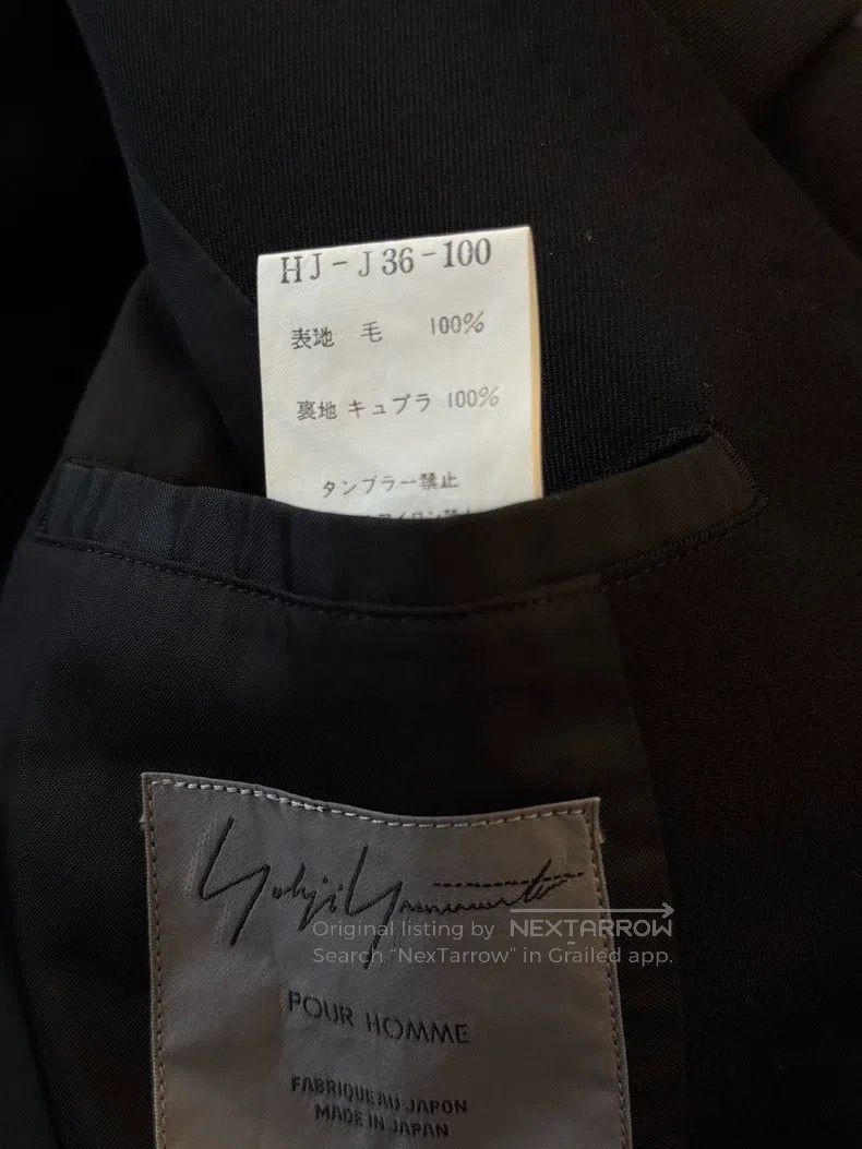 Yohji Yamamoto Yohji Yamamoto size 4 04aw Zip Long blazer Size 48R - 6 Thumbnail