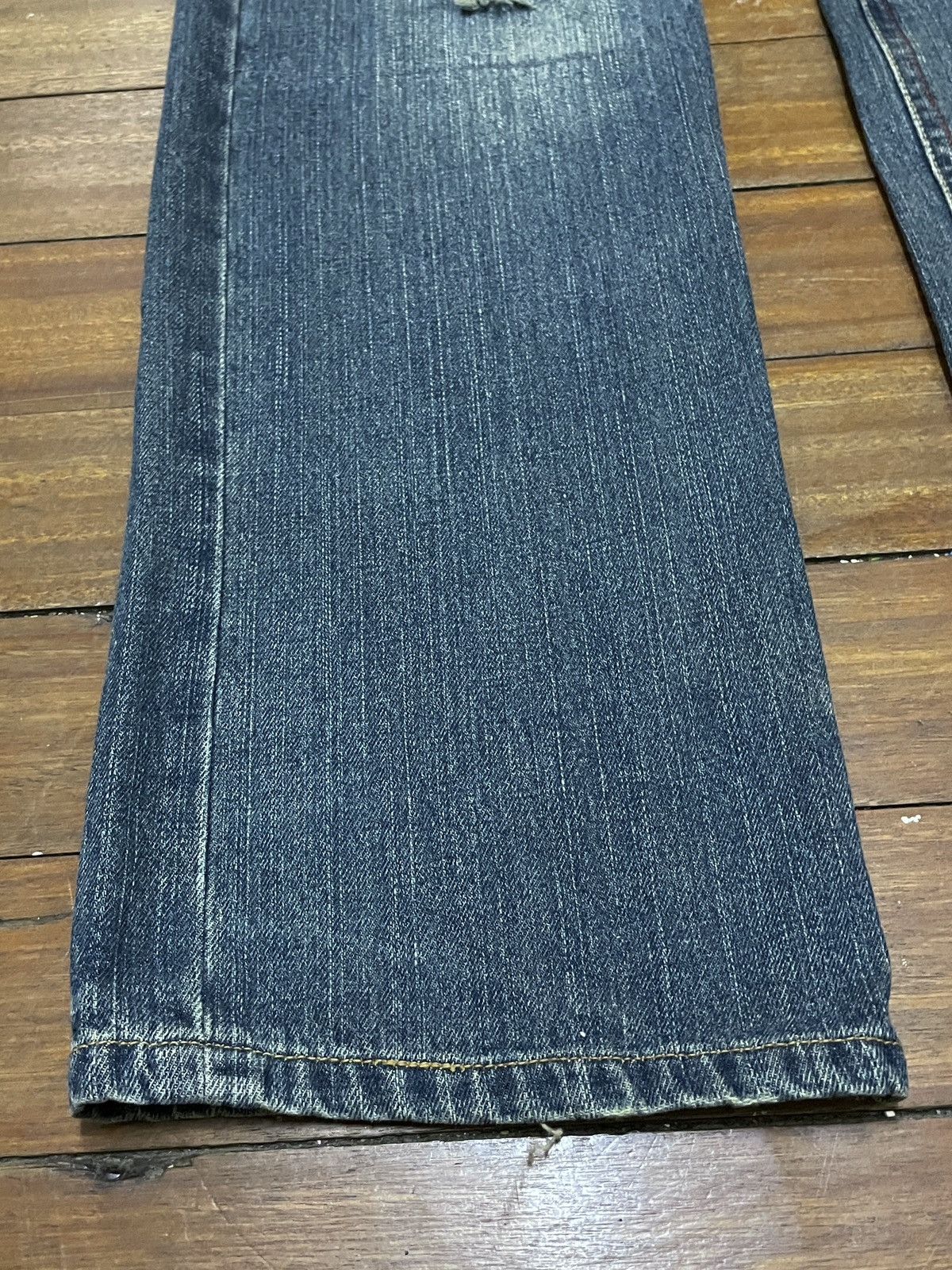 If Six Was Nine × Japanese Brand × Le Grande Bleu (L.G.B.) Very Rare Vintage Japanese Brand Tactical Cargo Jeans 2000s Size US 33 - 5 Thumbnail